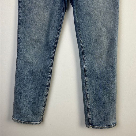 Good American Good Curve Exposed Button High Rise Straight Leg Jean Stretch 6/28 - Picture 5 of 16